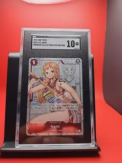 ONE PIECE NAMI OP01-016 Premium Card Collection 25th Anniversary SGC 10 - Image 1
