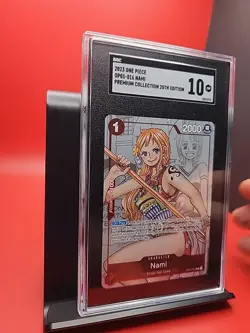 ONE PIECE NAMI OP01-016 Premium Card Collection 25th Anniversary SGC 10 - Image 2