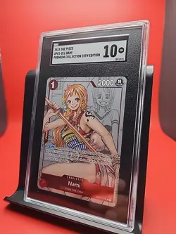 ONE PIECE NAMI OP01-016 Premium Card Collection 25th Anniversary SGC 10 - Image 3