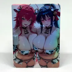 High School DxD Rias Gremory, Akeno Himejima Anime Waifu ACG Foil Card - Image 1