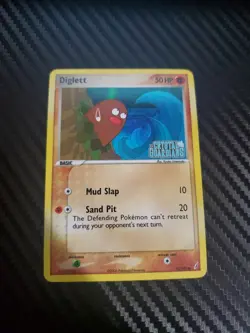 Diglett 50/100 Crystal Guardians Pokemon Card- Moderately Played - Image 1