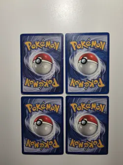 4-Card Pokemon Lot Arcanine Promo Growlithe Base Set Gym Challenge WOTC - Image 2