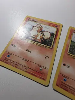 4-Card Pokemon Lot Arcanine Promo Growlithe Base Set Gym Challenge WOTC - Image 4