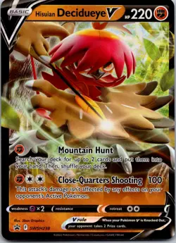 Hisuian Decidueye V Promo SWSH: Sword & Shield Promo Cards SWSH238 NM - Image 1