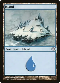 Island (374) |MtG Magic Coldsnap Theme Deck Reprints |English |Moderately Played - Image 1