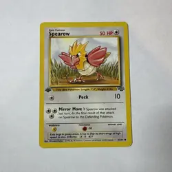 Pokemon TCG Jungle Spearow Card 62/64 Regular Common 1st Edition LP - Image 1