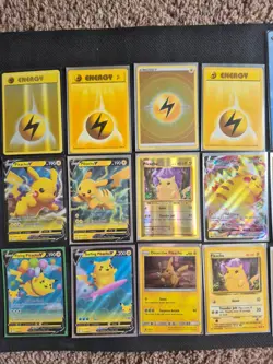 Lot of random Pokemon Pikachu merchandise. Pikachu cards, coins and ornaments. - Image 3