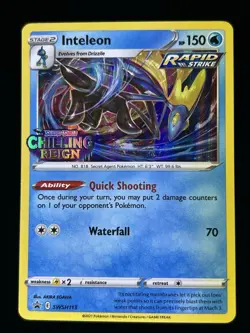 Inteleon - (Prerelease) SWSH113 SWSH: Sword & Shield Promo Cards Holo - Image 1