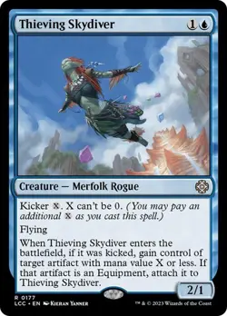 MTG - Thieving Skydiver - LCI Commander - Magic the Gathering - Image 1