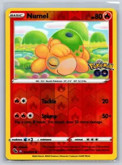 Numel (Peelable Ditto) 013/078 Pokemon GO Reverse Holo MP - Image 1