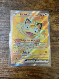 Meowth EX 107/088 Ultra Rare POKEMON TCG Perfect Order - Image 1