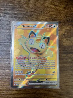Meowth EX 107/088 Ultra Rare POKEMON TCG Perfect Order - Image 2