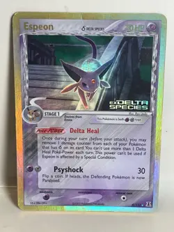 Espeon (Delta Species) 4/113 Delta Species Reverse Holo 2005 Pokemon Card - Image 1