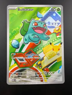 Pokemon TCG Bulbasaur 037 First Partner Illustration Black Star Promo NM - Image 1