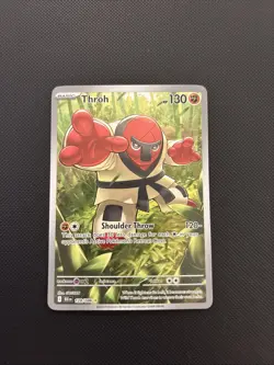 Pokemon TCG Throh Black Bolt Illustration Rare Card 128/086 - Pack Fresh - Image 1