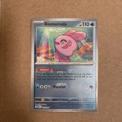 Pokemon ALOMOMOLA MASTER BALL Reverse Holo 024/086 SV: Black Bolt EN NM - Image 1