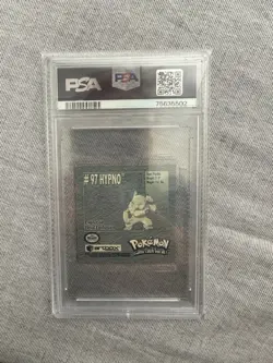 1999 Pokemon Hypno #97 PSA 9 Mint Sticker Series 1 Vintage Artbox - Image 2