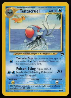 Tentacruel 10/18 Southern Islands Pokemon English NM - Image 1