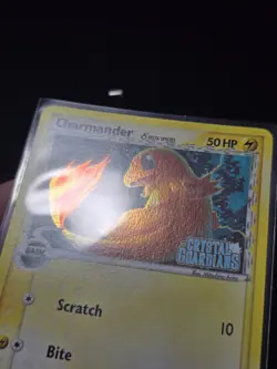Pokemon TCG Charmander Delta Crystal Guardians 49/100 Reverse Holo English - Image 2