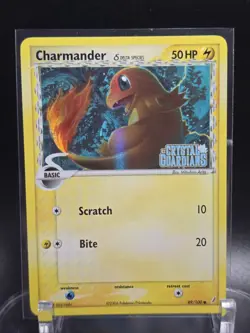 Pokemon TCG Charmander Delta Crystal Guardians 49/100 Reverse Holo English - Image 3