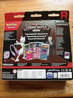 Pokemon TCG Team Rocket’s Mewtwo Ex League Battle Deck - Image 2