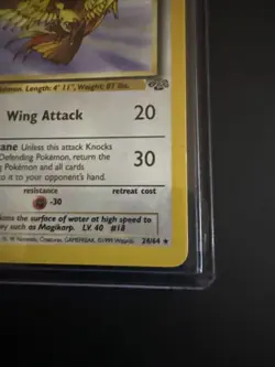 Wizards Pidgeot 24/64 Base Set Regular Rare Stage 2 80 HP Pokemon TCG - Image 4