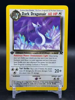 Dark Dragonair 33/82 Uncommon Team Rocket Pokemon 1st Edition NM - Image 1