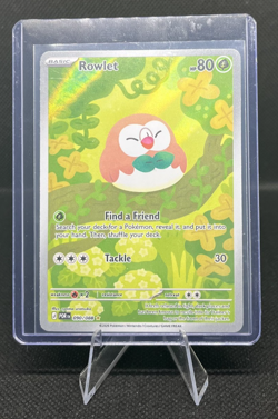 Rowlet 90/88 Illustration Rare Full Art Pokemon TCG Perfect Order Near Mint! - Image 1