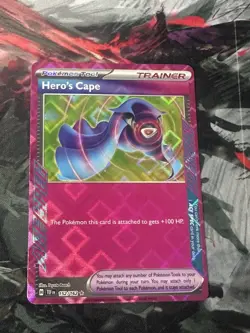 Pokemon Hero's Cape 152/162 SV05 Temporal Forces Holo Ace SPEC Rare - Image 1