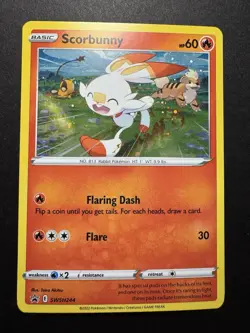 Scorbunny Black Star Promo, SWSH 244, Pokemon - Image 1