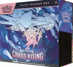 Pokemon Chaos Rising Elite Trainer Box Factory Sealed ETB PRESALE - Image 1