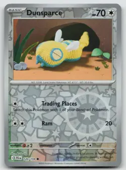 Dunsparce 120/159 Common Journey Together Pokemon Reverse Holo NM - Image 1