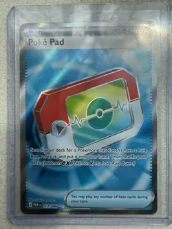 Pokemon Poke Pad 113/088 Secret Rare Gold Perfect Order Trainer NM Holo - Image 1