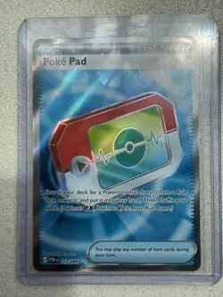 Pokemon Poke Pad 113/088 Secret Rare Gold Perfect Order Trainer NM Holo - Image 2