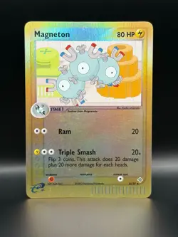 Magneton 35/97 Reverse Holo Pokemon EX Dragon 2003 Vintage - Image 1