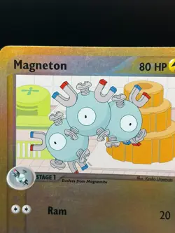 Magneton 35/97 Reverse Holo Pokemon EX Dragon 2003 Vintage - Image 3