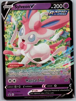 Sylveon V SWSH202 - Black Star Promo - Pokemon Card - NM - Image 1