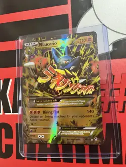 The Pokemon Company M Lucario EX Full Art 55/111 XY Furious Fists Holo UR 2014 - Image 1
