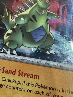 Team Rocket's Tyranitar 096/182 Pokemon Center Exclusive PSA 10 with Swirl - Image 3