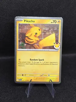 Pokemon Pikachu Cosmos Holo 2026 Pokemon Day Promo TEF 051/162 - Image 1