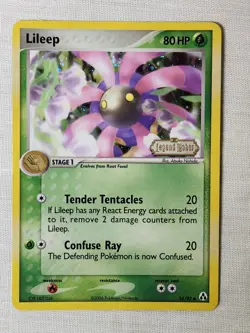 NM Lileep - Reverse Holo 56 Legend Maker Pokemon TCG - Image 1