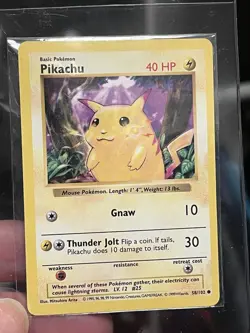 RARE Pokemon-SEALED SHADOWLESS PIKACHU JAPANESE CD-Pokemon Song Best Collection - Image 1