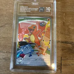 TAG 10 GEM MINT Charmander #038 Promo - 1st Partner Collection - Pokemon TCG - Image 1