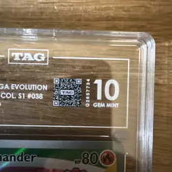 TAG 10 GEM MINT Charmander #038 Promo - 1st Partner Collection - Pokemon TCG - Image 3