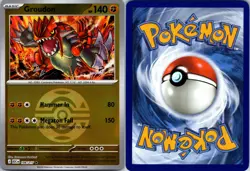 Groudon (Energy Symbol Pattern) 108/217 Holo R ME: Ascended Heroes Pokemon NM - Image 3