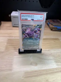 Pokemon TCG Team Rocket's Nidoking ex 119/182 Sv10 Double Rare Holo PSA 9 - Image 1