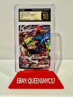 Pokemon Umbreon VMAX (2021) Japanese VMAX Climax 101/184 CGC Pristine 10 Holo - Image 1