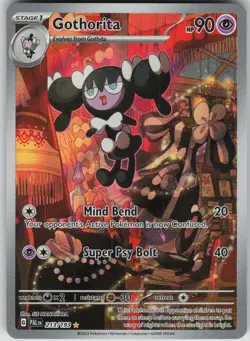 Pokemon TCG Gothorita - Illustration Rare SV02: Paldea Evolved 213/193 - Image 1