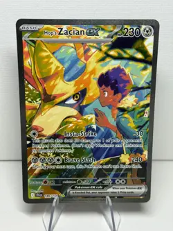Pokemon: Hop's Zacian ex 186/159 Journey Together Full Art Holo - Image 1