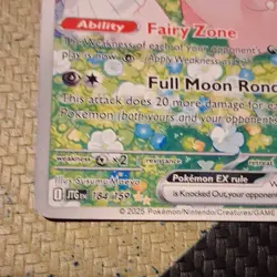 Pokemon Lillie's Clefairy EX 184/159 Sv09 Journey Together Holo Special Rare 20… - Image 4